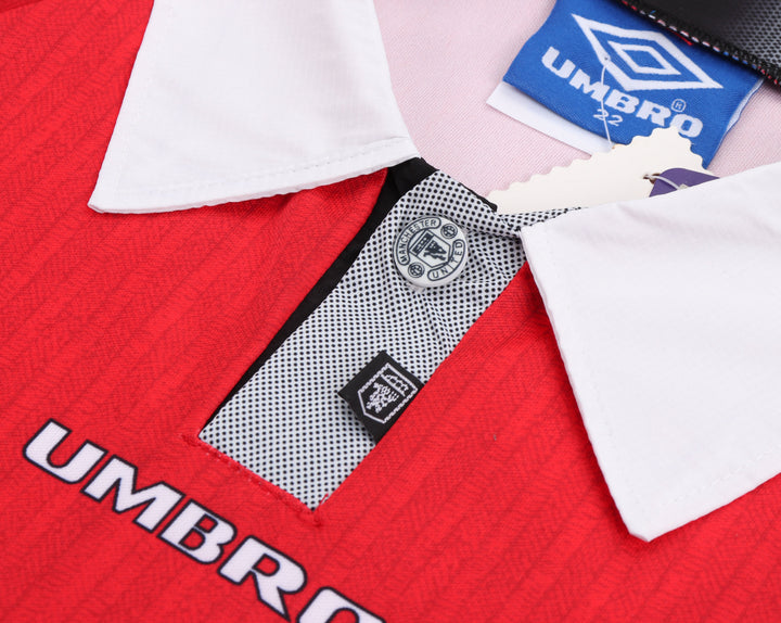 Camisa Retrô Manchester United 1996/97 Home Infantil – Belt Sports