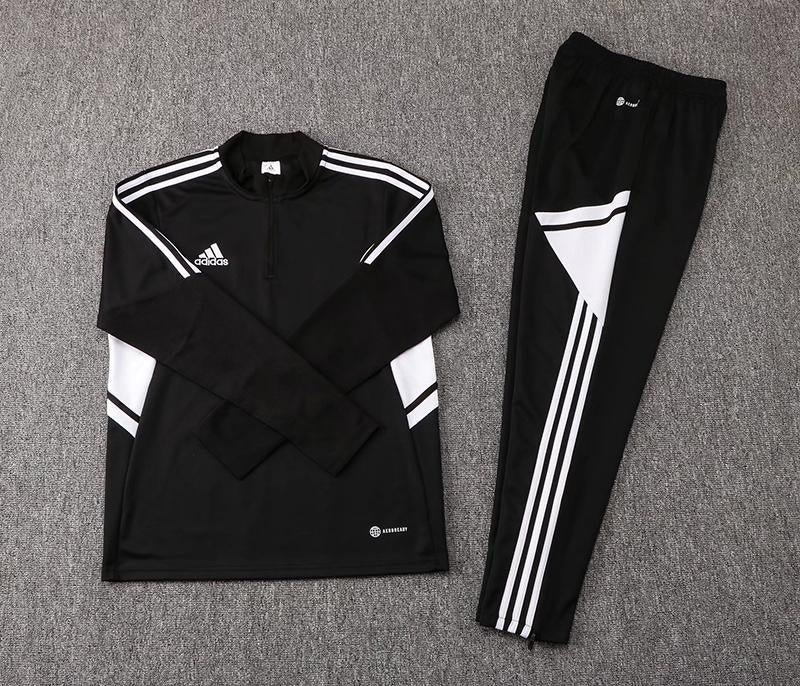Conjunto Treino Adidas - Preto/Branco