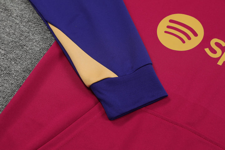 Conjunto Barcelona 2024/25 Vermelho - Capuz