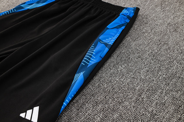 Calça Treino Adidas - Preto/Azul III