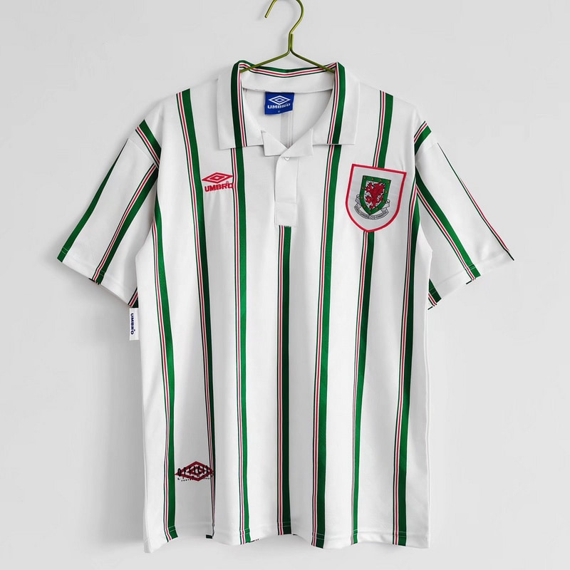 Camisa Retrô País de Gales 1993∕95 Away