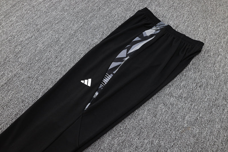 Conjunto Treino Adidas - Preto/Cinza