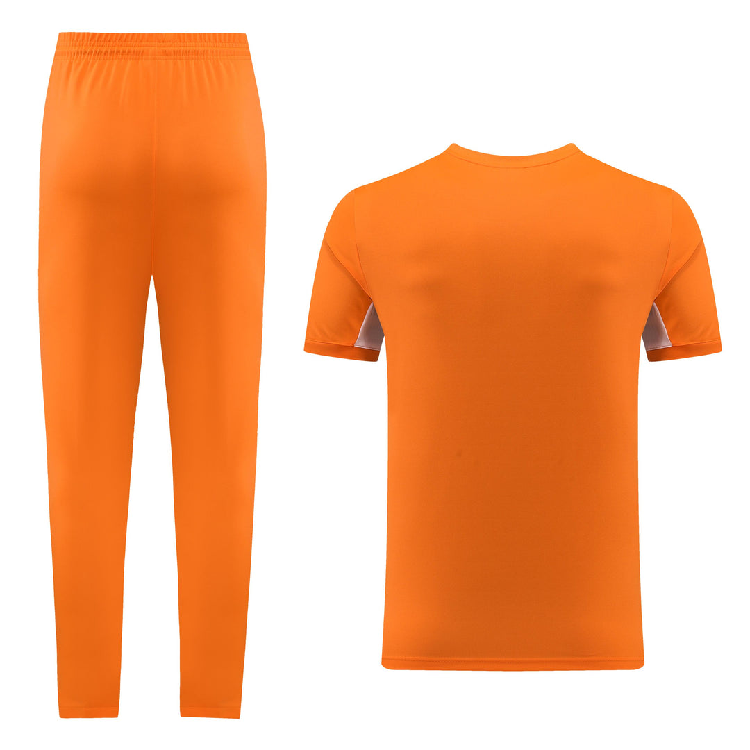 Kit Calça Nike - Laranja/Branco