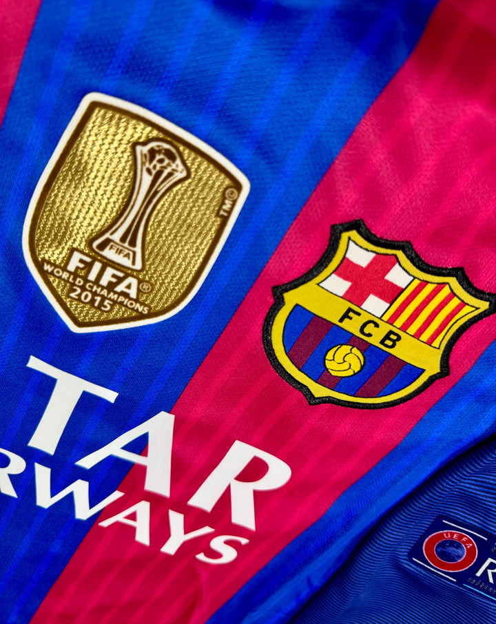 Camisa Retrô Barcelona 2016/17  (+Patch) - Manga Longa