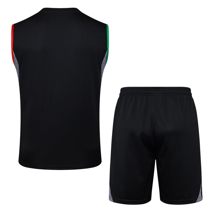 Kit Regata Arsenal 25/26 - Preto/Verde/Vermelho