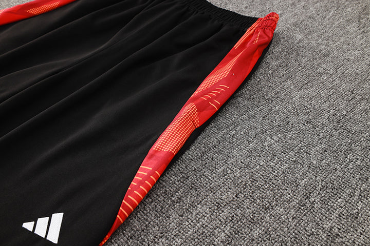 Calça Treino Adidas - Preto/Vermelho III