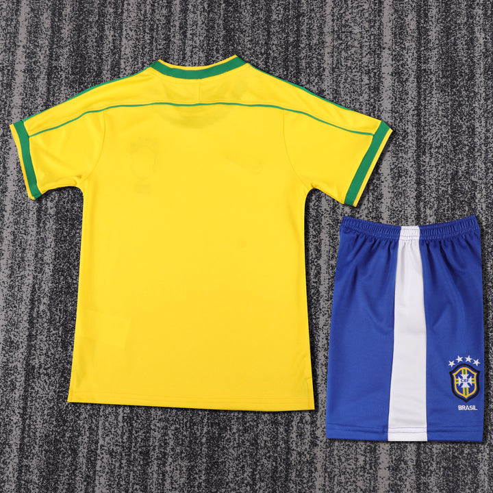 Camisa Retrô Brasil 1998 Home Infantil – Belt Sports