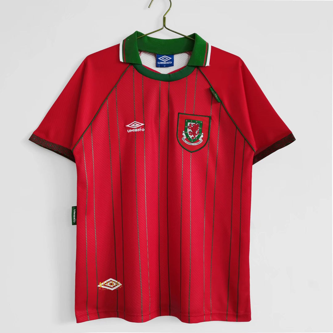 Camisa Retrô País de Gales 1994 Home