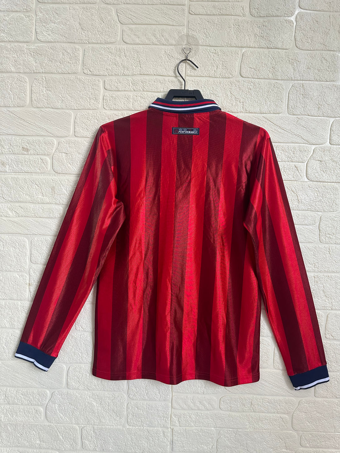 Camisa Retrô Inglaterra 1998 Away - Manga longa