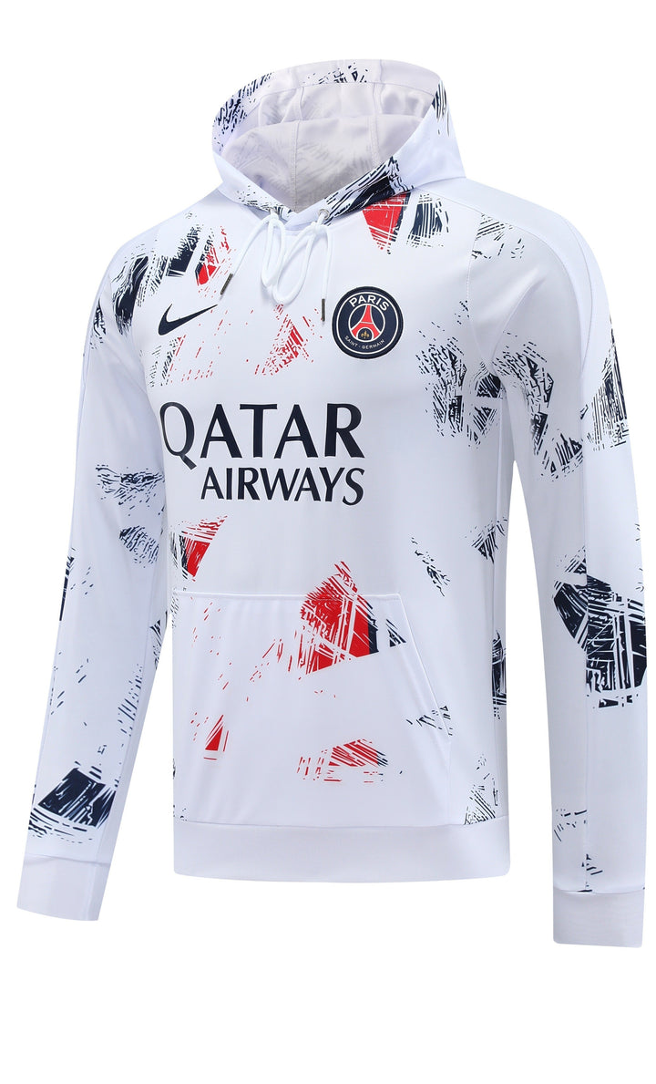 Blusão PSG 2024/25 Branco II - Capuz