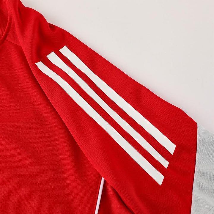 Kit Adidas - Vermelho/Cinza