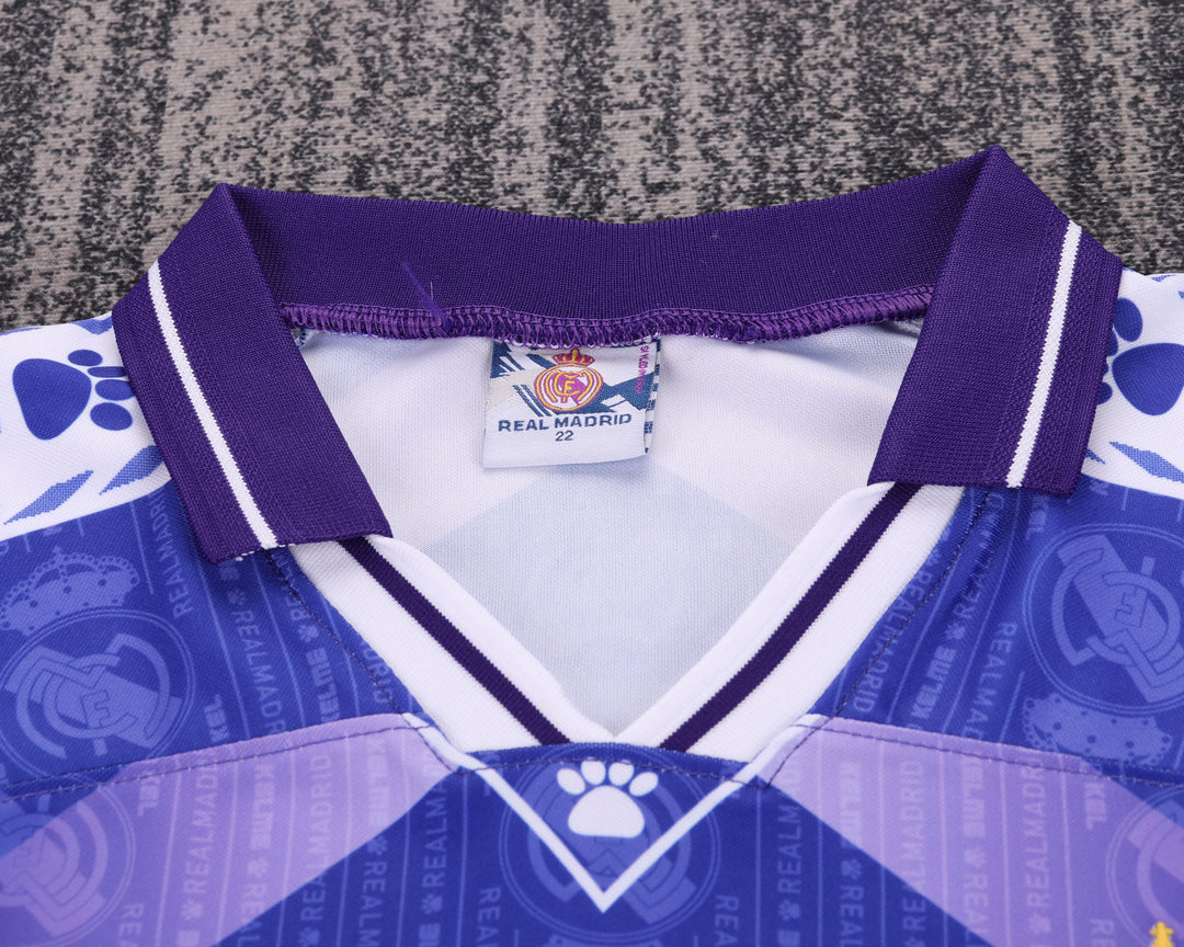 Camisa Retrô Real Madrid 1996/97 Away Infantil – Belt Sports