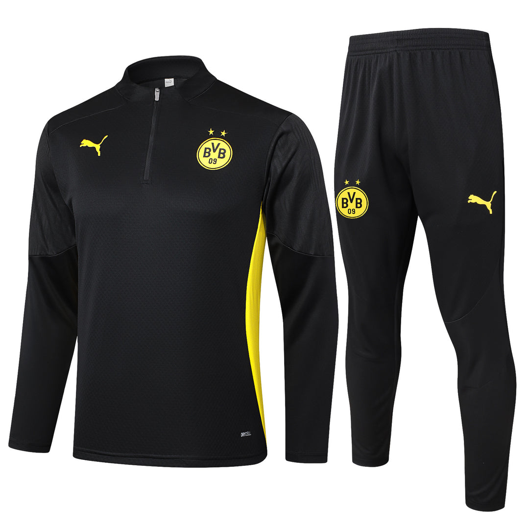 Conjunto Treino Borussia Dortmund 24/25 - Preto/Amarelo