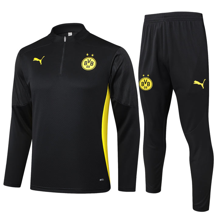 Conjunto Treino Borussia Dortmund 24/25 - Preto/Amarelo