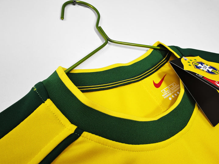 Camisa Retrô Brasil 1998 - Manga Longa