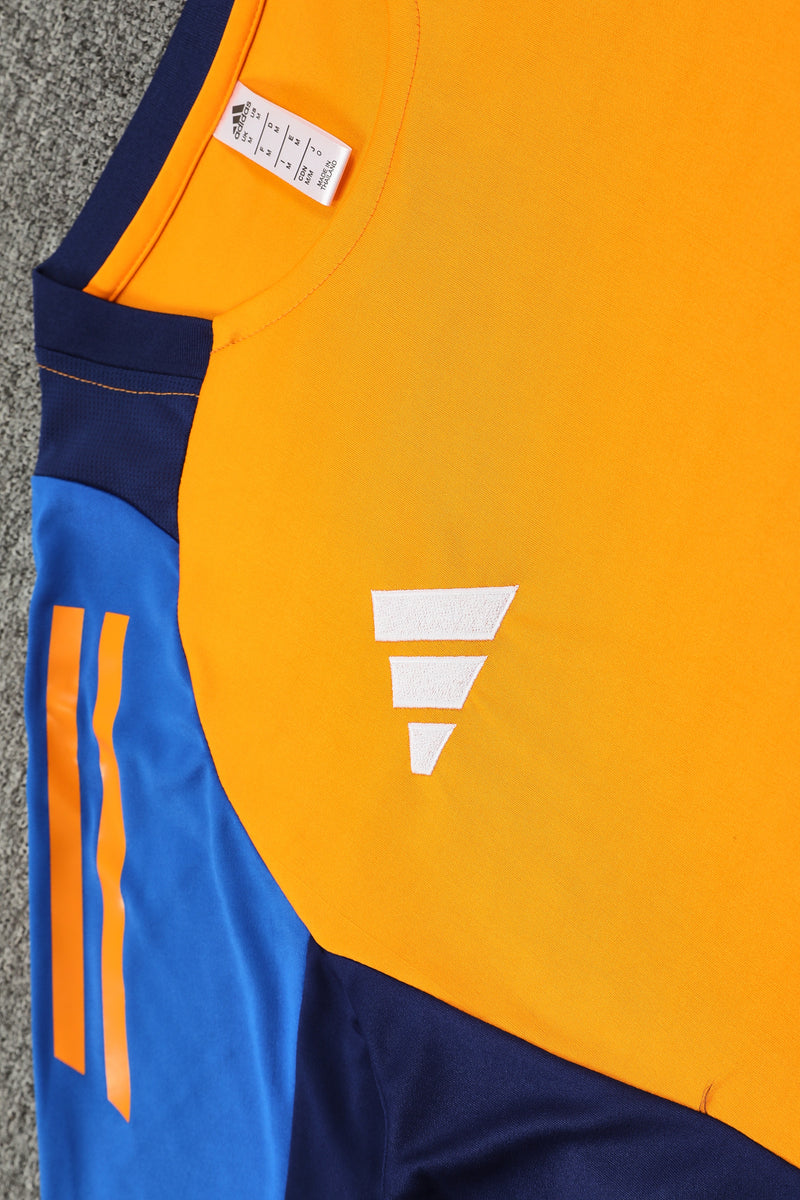 Kit Adidas - Laranja/Azul Escuro