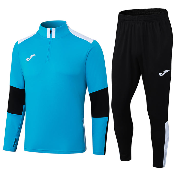 Conjunto Treino Joma - Azul Claro/Preto