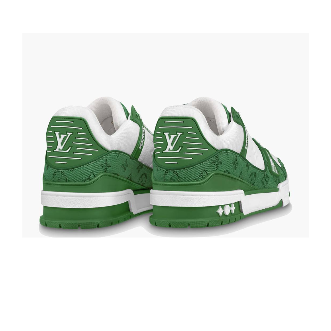 Louis Vuitton Trainer – Verde/Branco