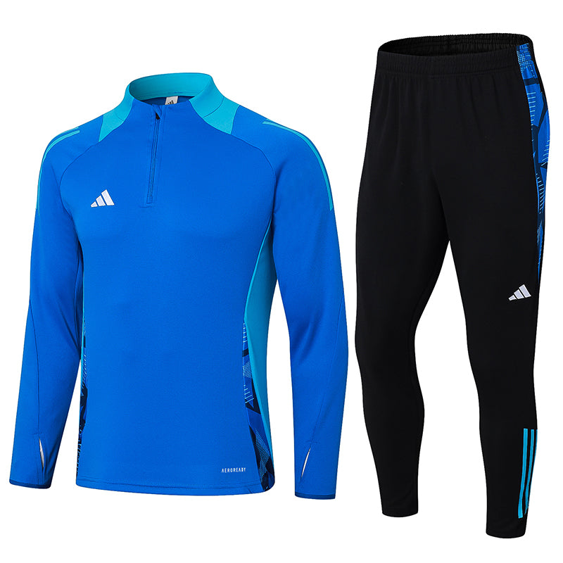 Conjunto Treino Adidas - Azul/Preto