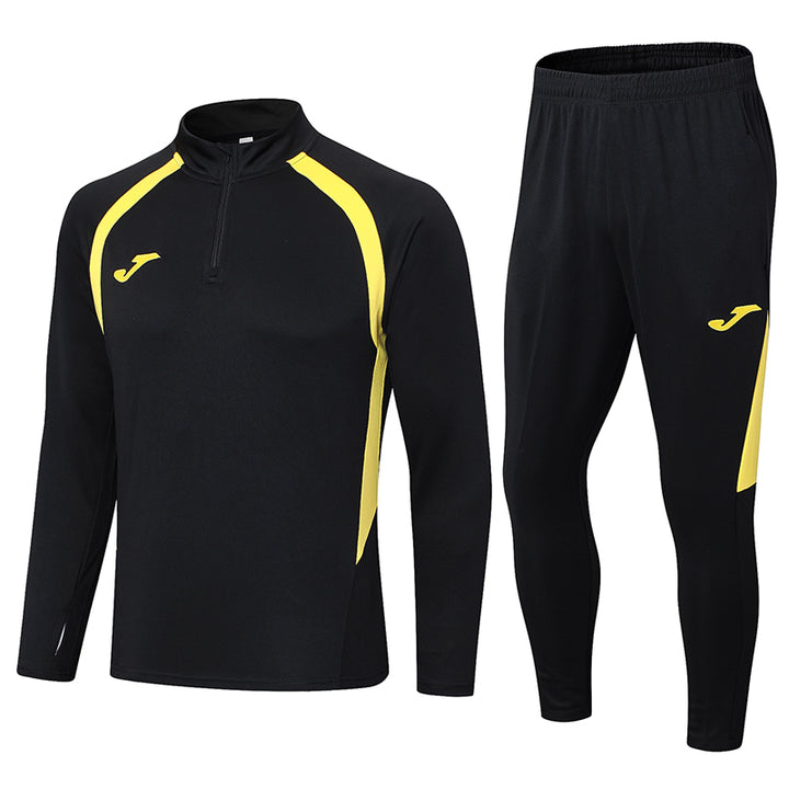 Conjunto Treino Joma - Preto/Amarelo