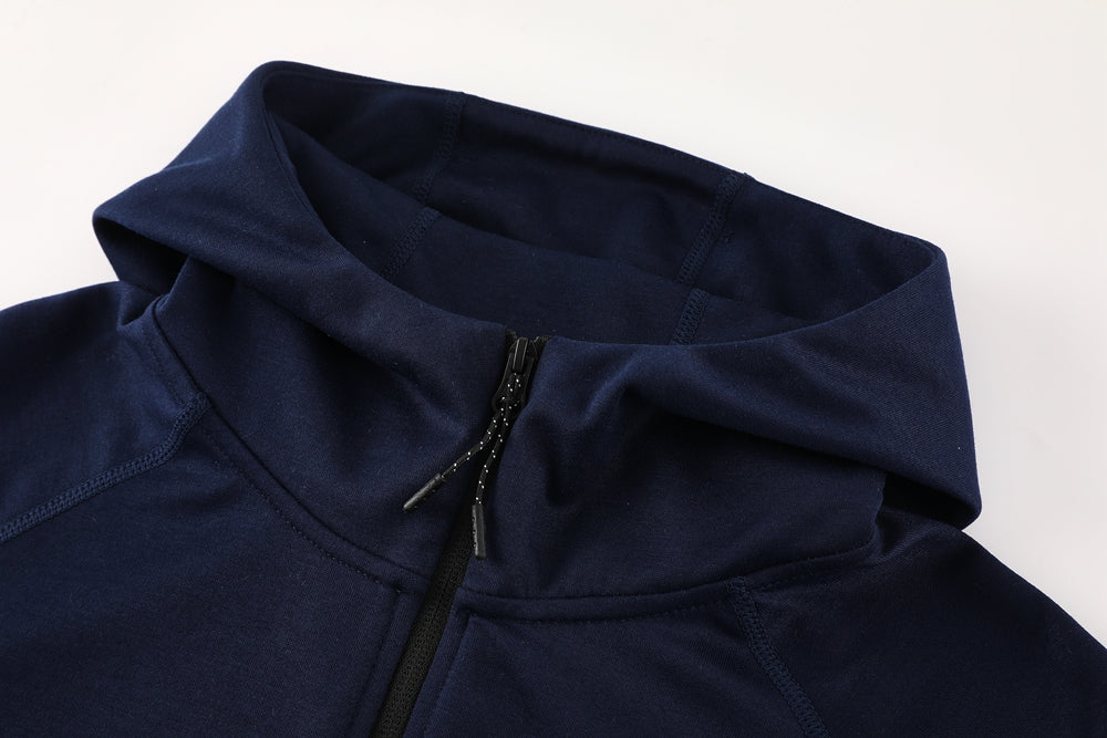 Jaqueta Nike Tech Fleece - Azul Claro/Azul Escuro