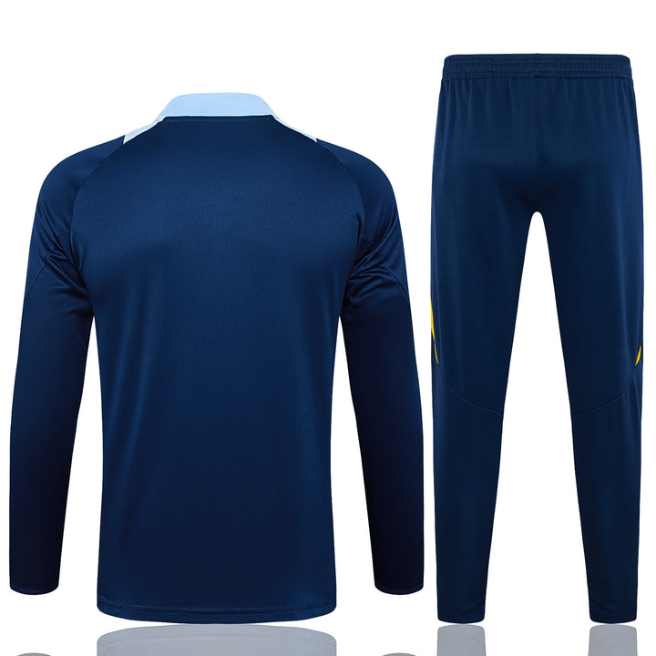 Conjunto Treino Real Madrid 24/25 - Azul Marinho/Azul Claro