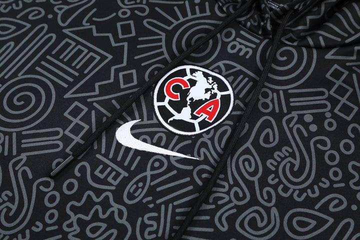 Conjunto Club América Preto - Capuz