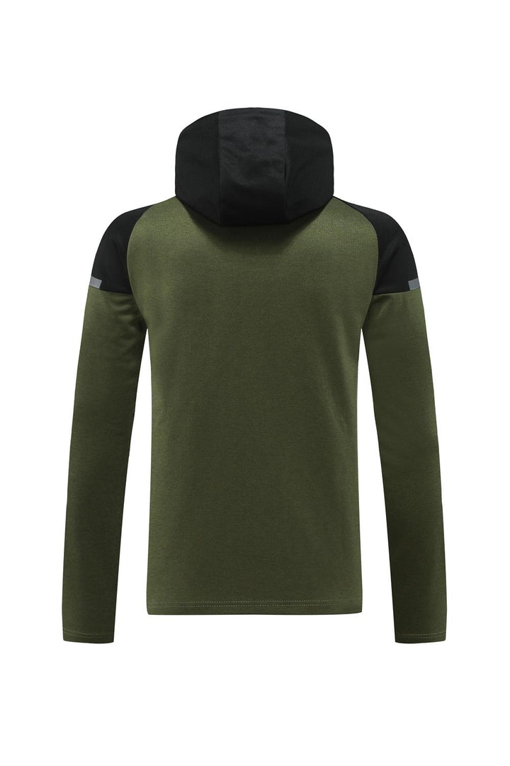 Jaqueta Puma Tech Fleece - Verde Militar/Preto