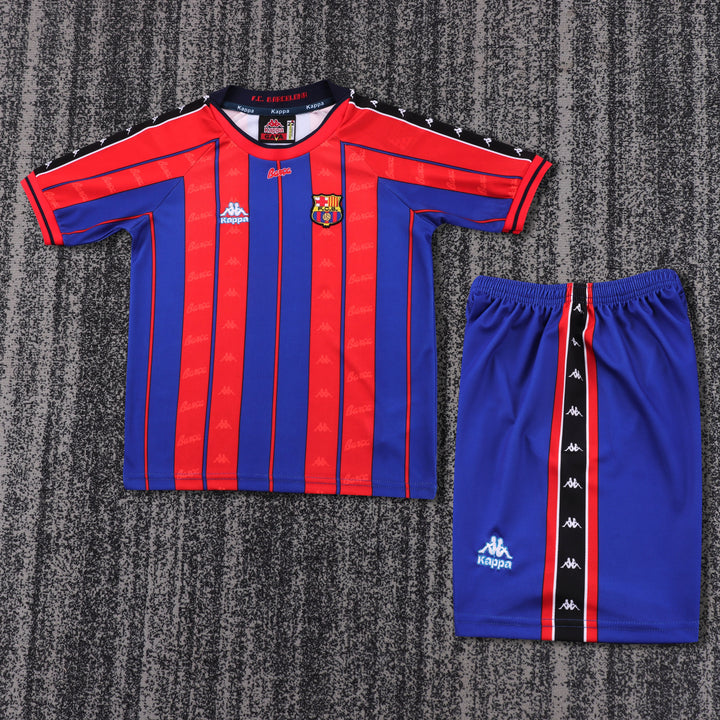 Camisa Retrô Barcelona 1997/98 Home Infantil – Belt Sports