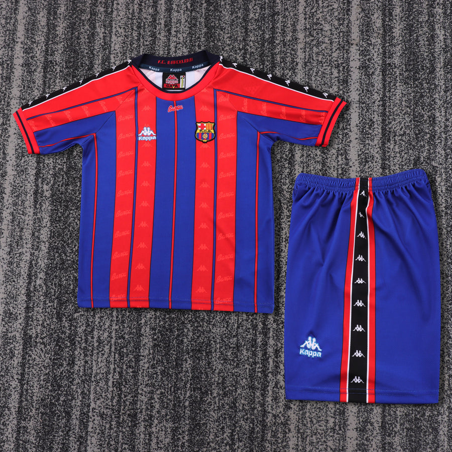 Camisa Retrô Barcelona 1997/98 Home Infantil – Belt Sports
