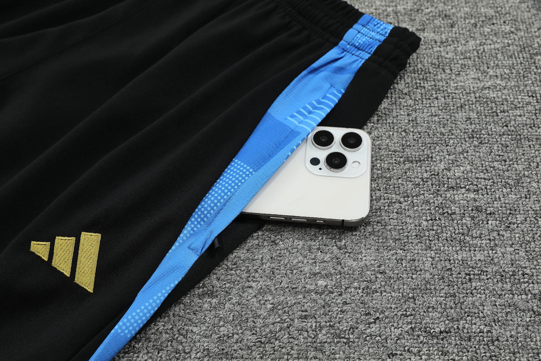 Conjunto Argentina 2024/25 Preto/Azul Claro - Capuz