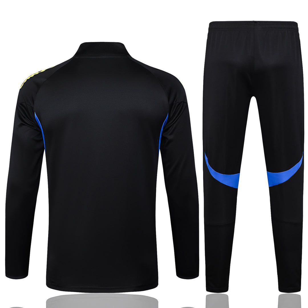 Conjunto Treino Manchester United 25/26 - Preto/Azul