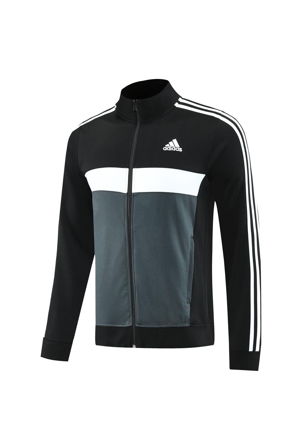 Jaqueta Adidas - Preto/Cinza Escuro