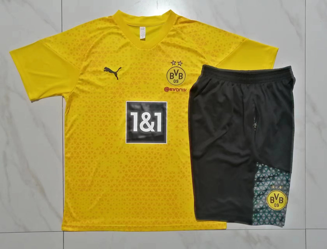Kit Treino Borussia Dortmund 23/24 - Amarelo