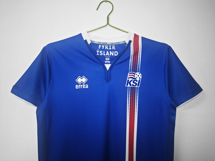 Camisa Retrô Islândia 2016/17