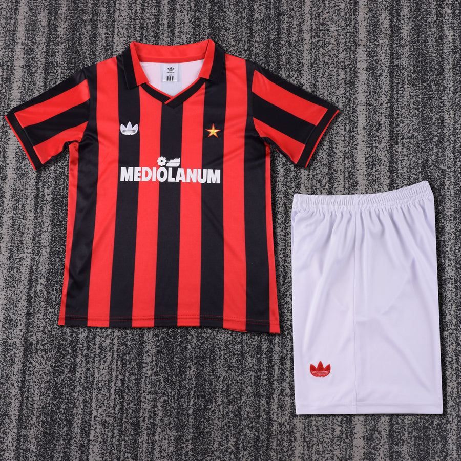 Camisa Retrô Milan 1990 Home Infantil – Belt Sports