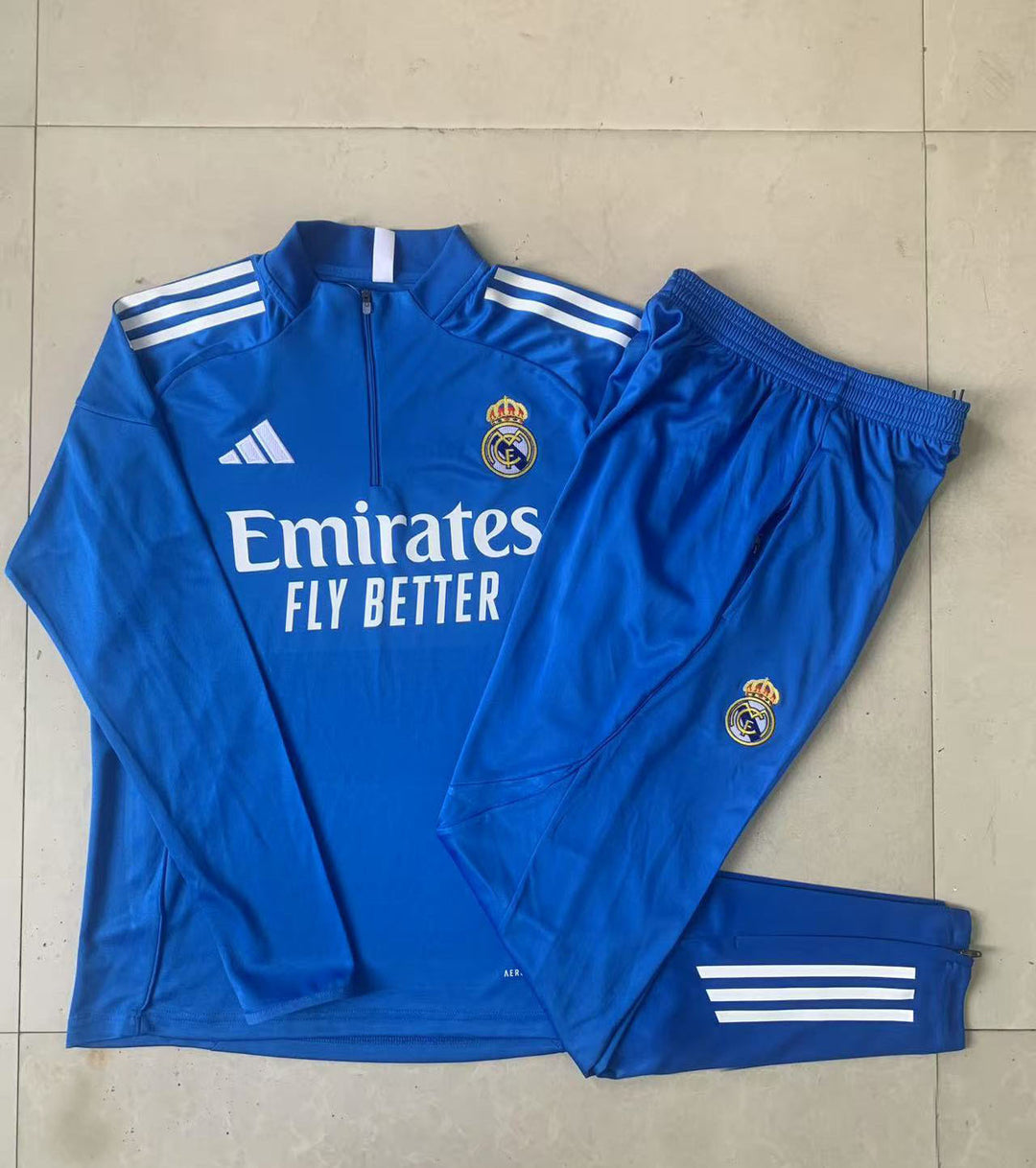 Conjunto Treino Real Madrid 25/26 - Azul Royal