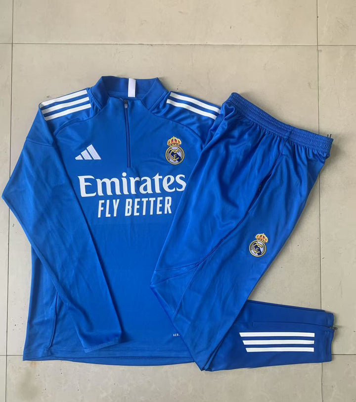 Conjunto Treino Real Madrid 25/26 - Azul Royal