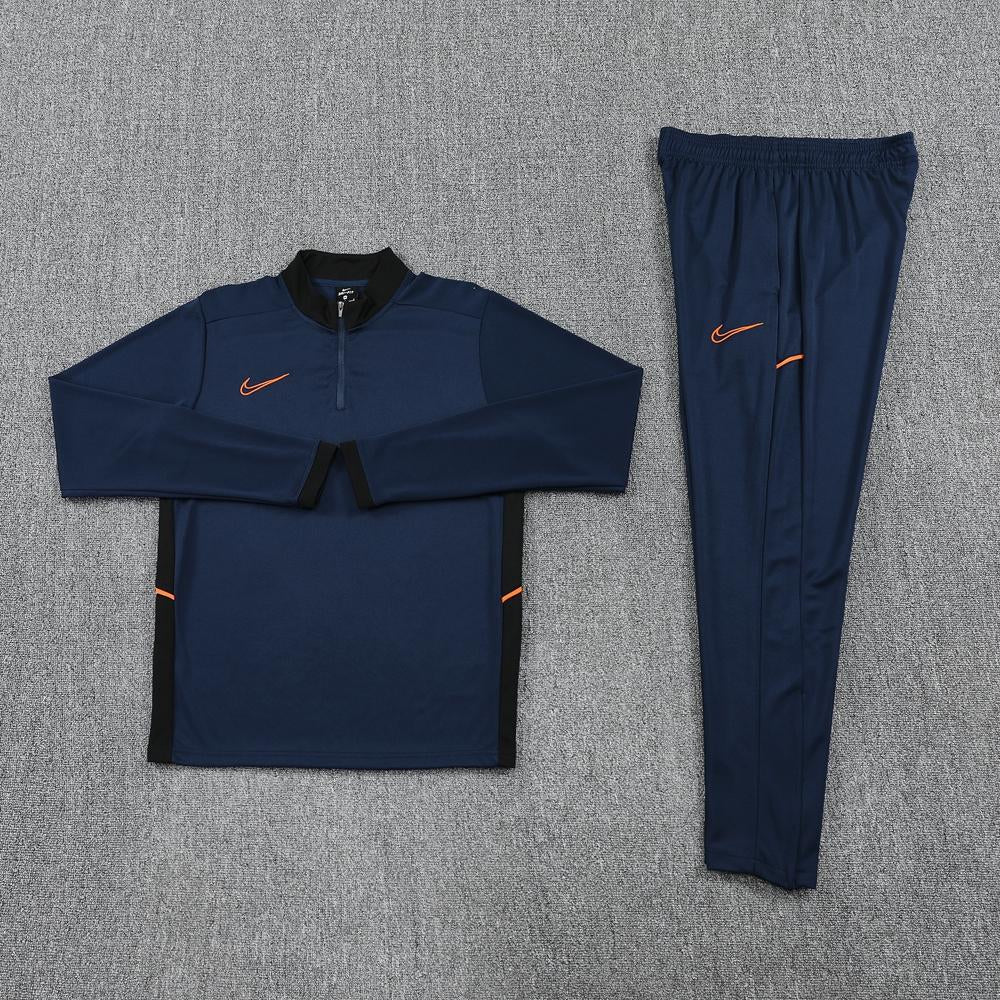 Conjunto Treino Nike - Azul Marinho/Laranja