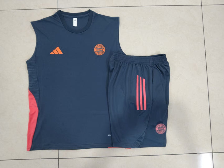 Kit Regata Bayern de Munique 25/26 - Azul Petróleo/Coral