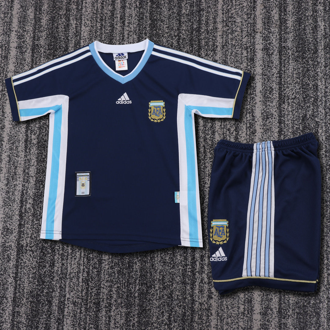Camisa Retrô Argentina 1998 Away Infantil – Belt Sports