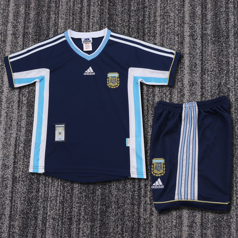 Camisa Retrô Argentina 1998 Away Infantil – Belt Sports