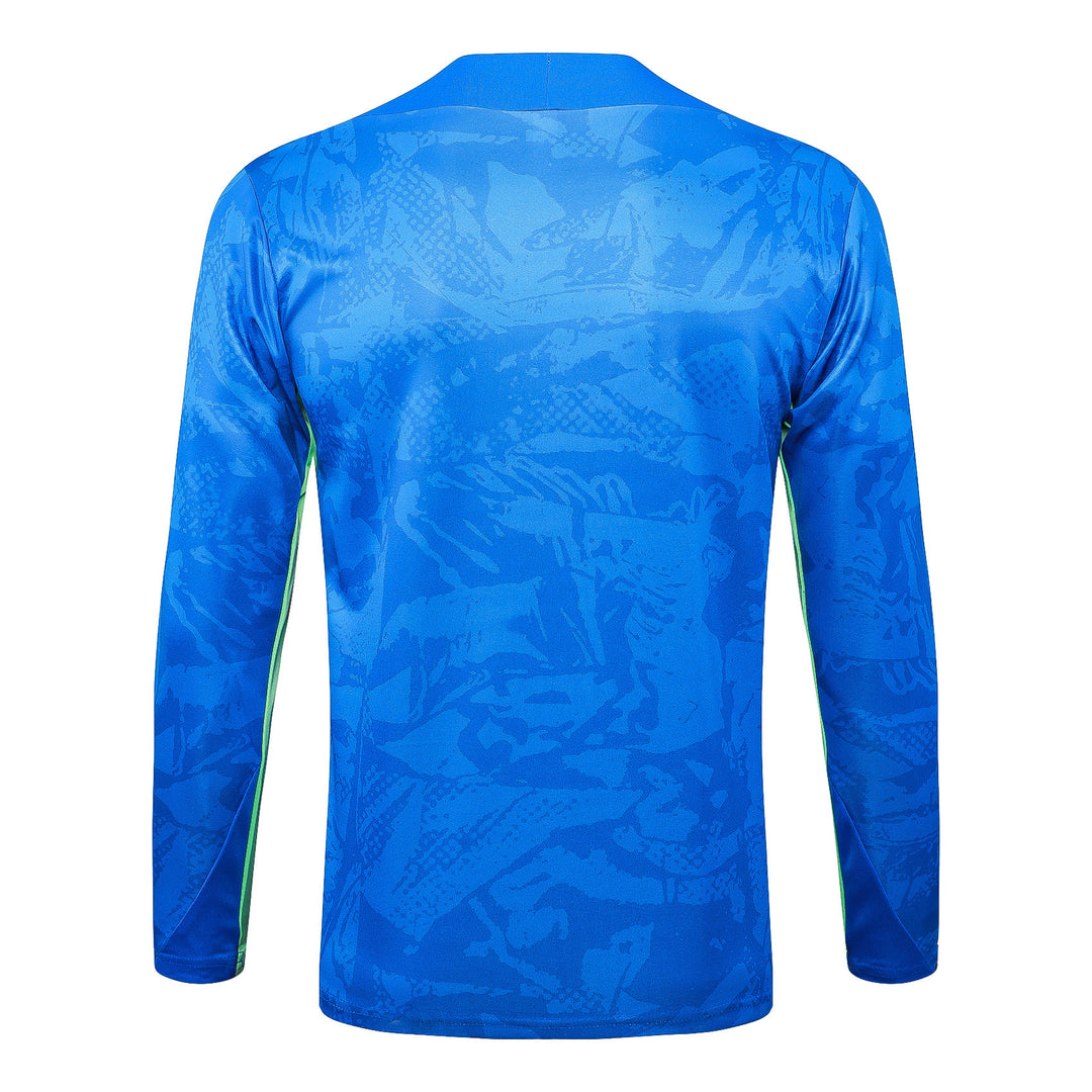 Blusão Barcelona 2025/26 - Azul Claro/Verde Claro