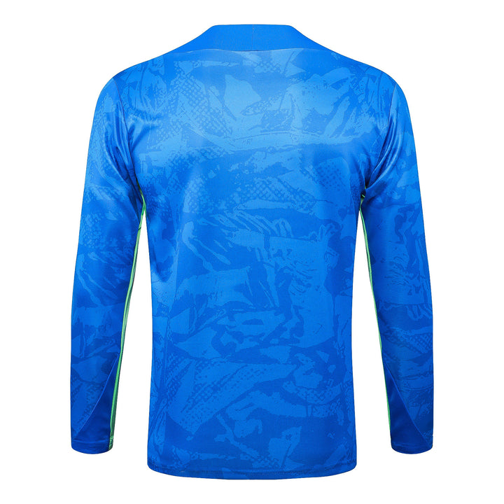 Blusão Barcelona 2025/26 - Azul Claro/Verde Claro