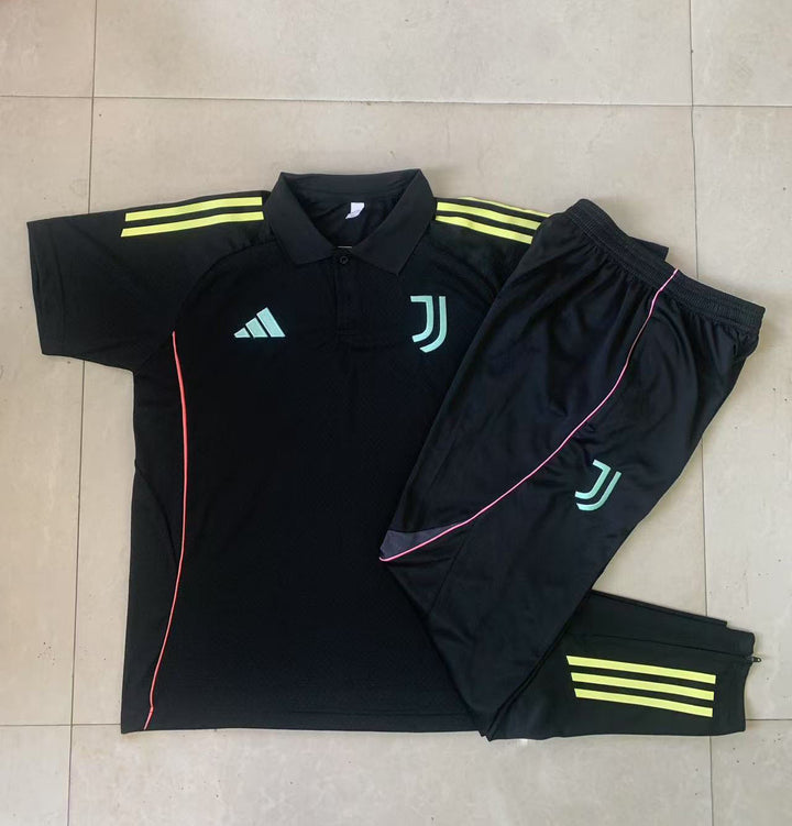 Kit Polo Juventus 25/26 - Preto