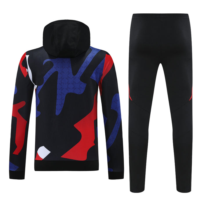 Conjunto Manchester United 2025/26 Preto II - Capuz