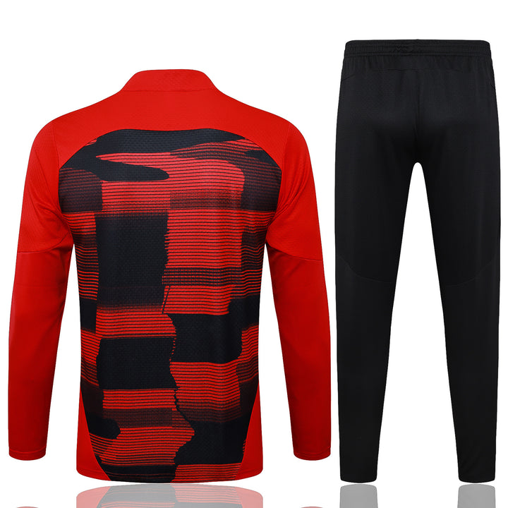 Conjunto Treino AC Milan 24/25 - Vermelho/Preto