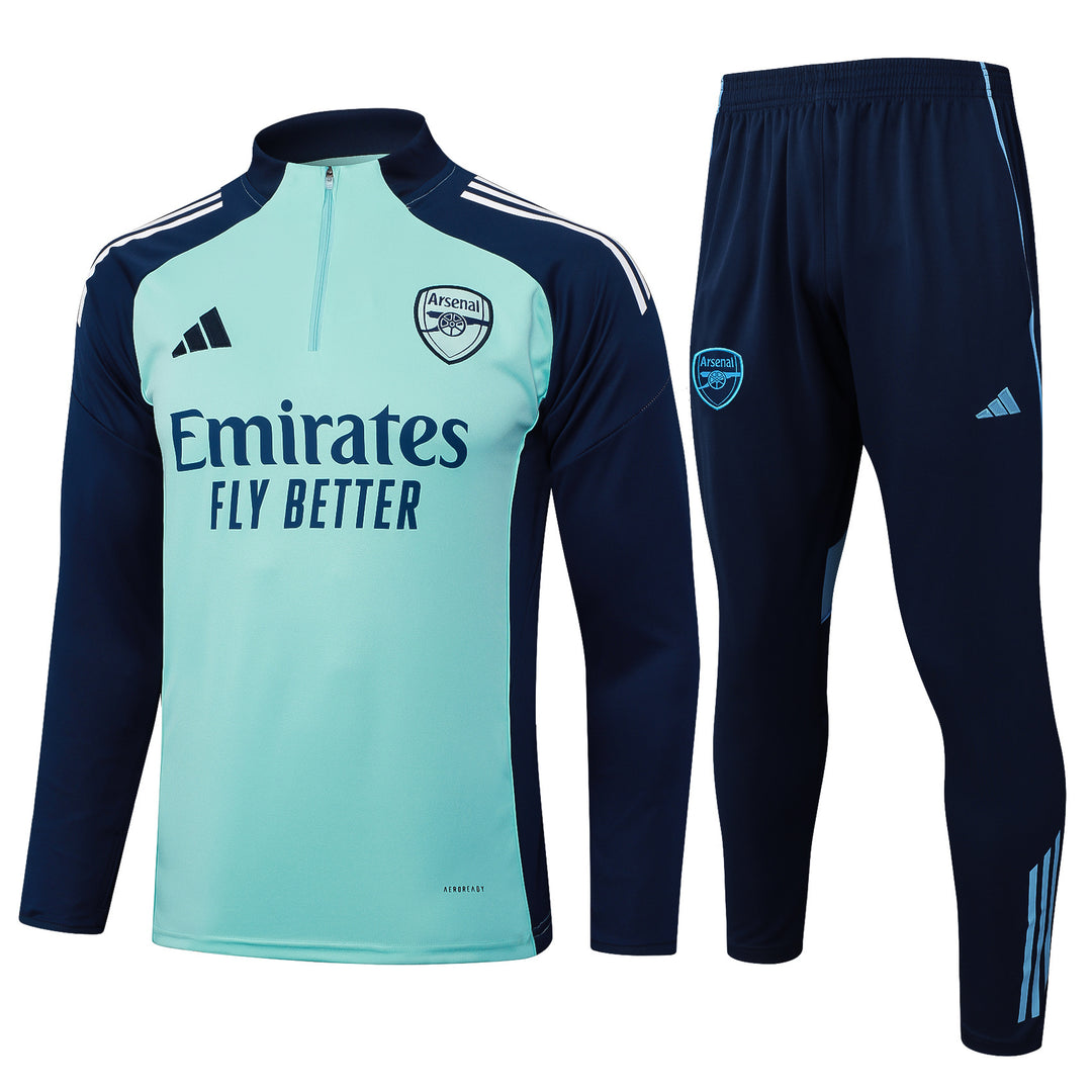 Conjunto Treino Arsenal 25/26 - Turquesa/Azul Marinho