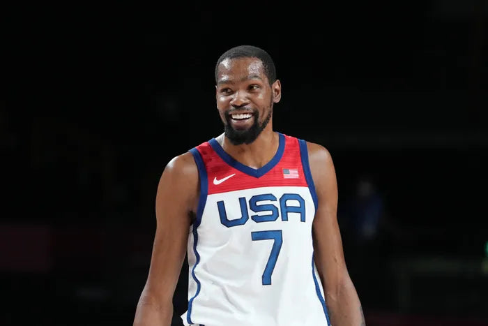 Regata Seleção Americana de Basquete 21/22 Kevin Durant Branca