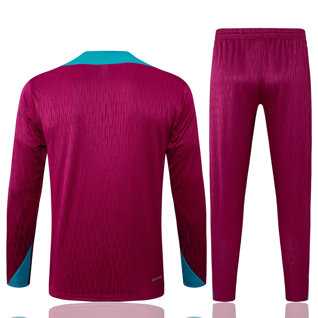Conjunto Treino PSG 24/25 - vinho